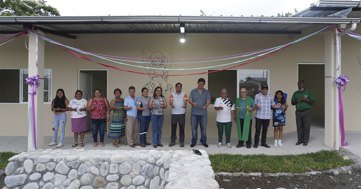 Hidroalto Finaliza la Construcción de Aulas de Catequesis en Recinto Amazonas